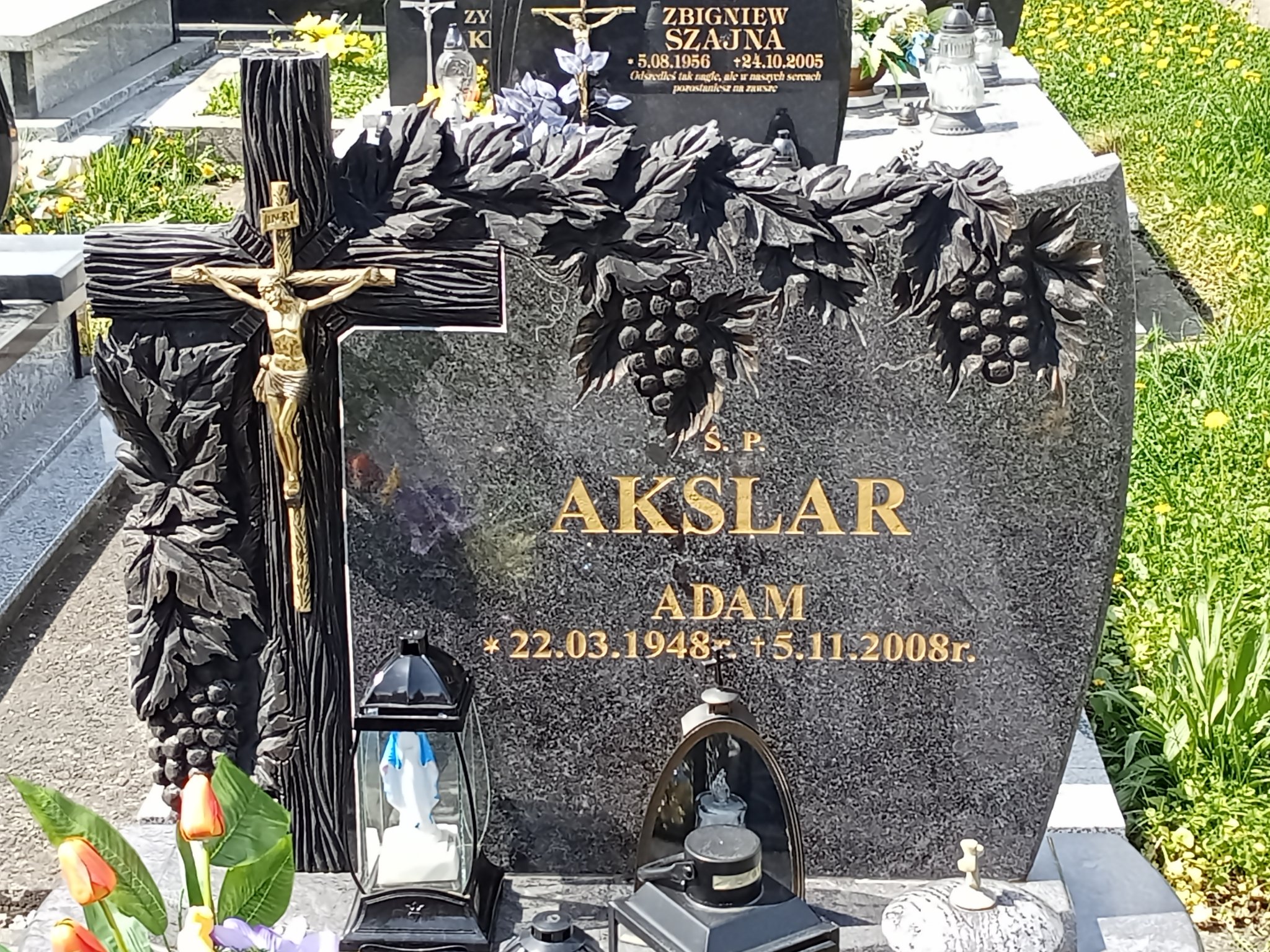 Adam Akslar 1948 Miejsce Piastowe - Grobonet - Wyszukiwarka osób pochowanych