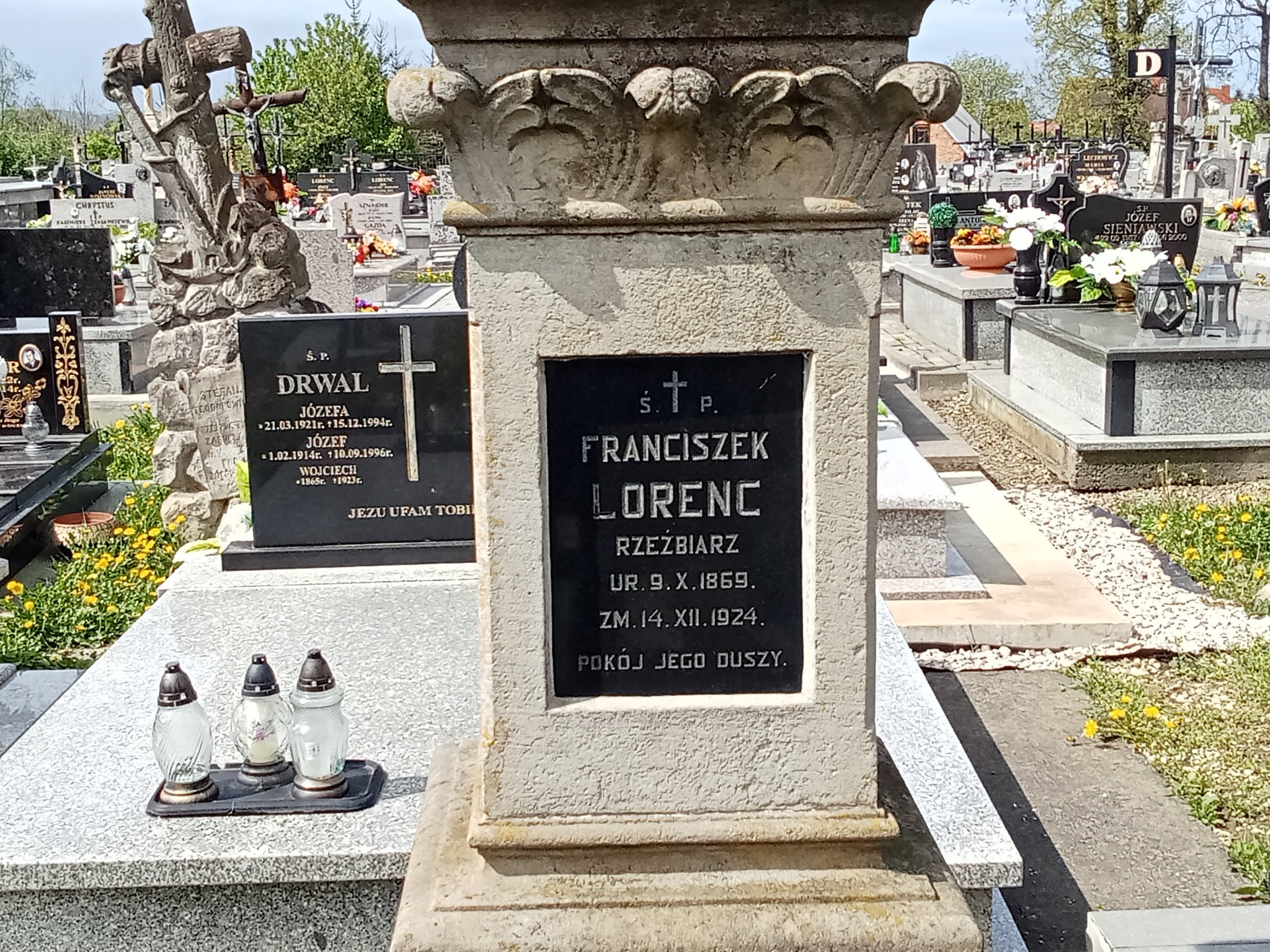 Franciszek Lorenc 1869 Miejsce Piastowe - Grobonet - Wyszukiwarka osób pochowanych