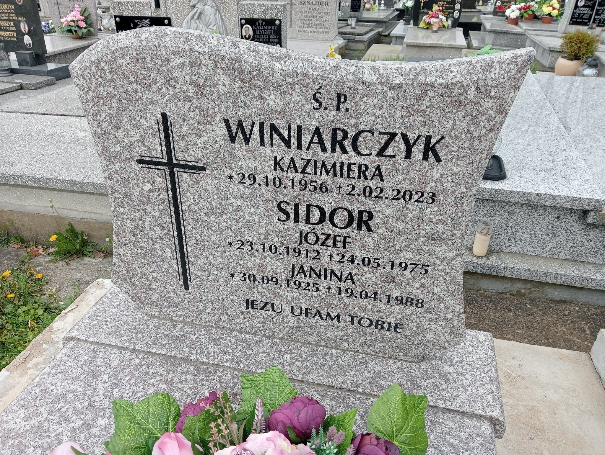 Grób Janina Sidor