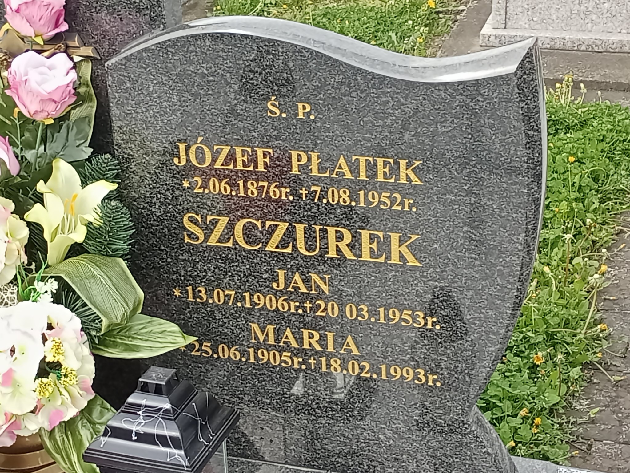 Józef Płatek 1876 Miejsce Piastowe - Grobonet - Wyszukiwarka osób pochowanych