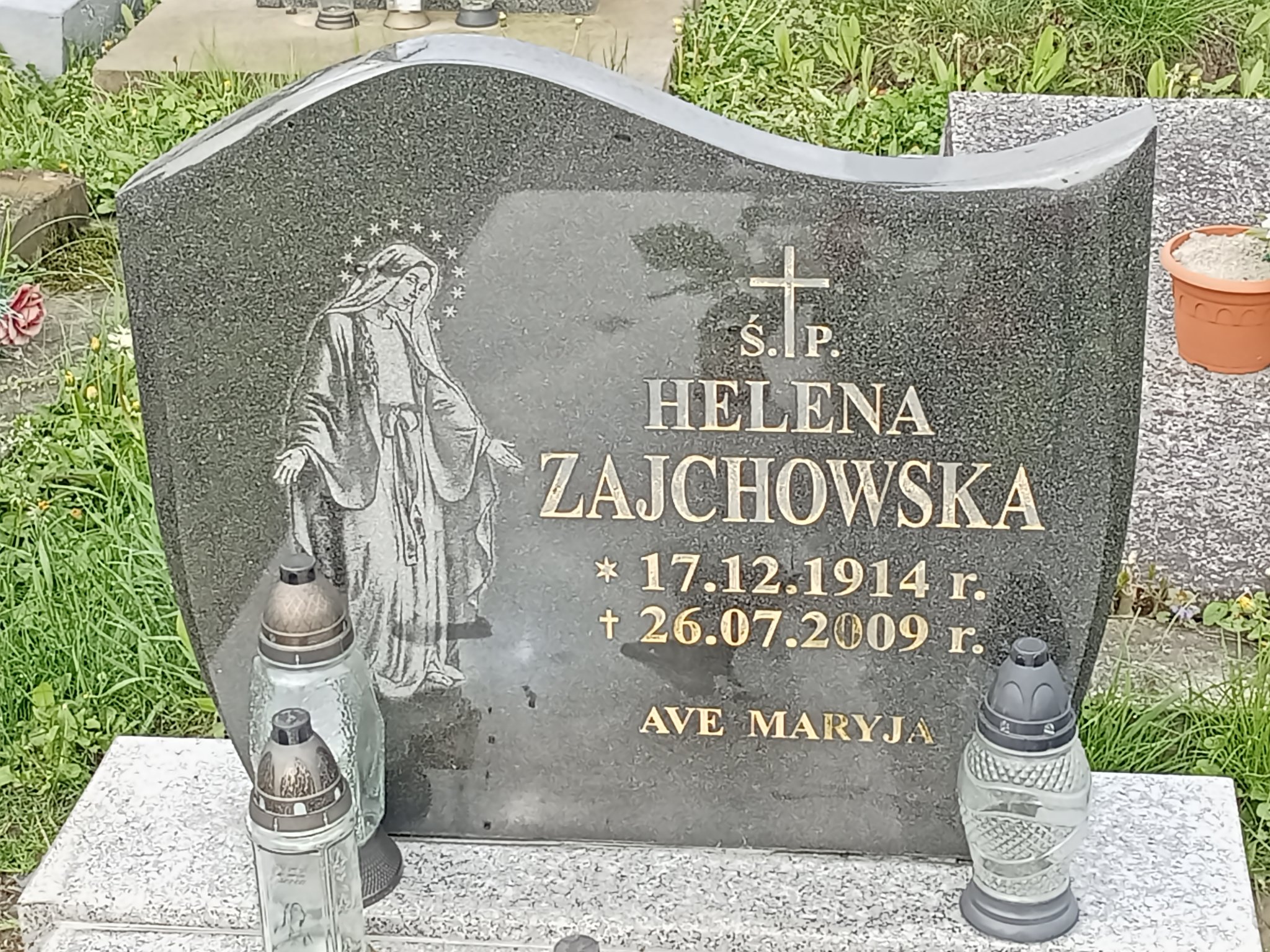Helena Zajchowska 1914 Miejsce Piastowe - Grobonet - Wyszukiwarka osób pochowanych