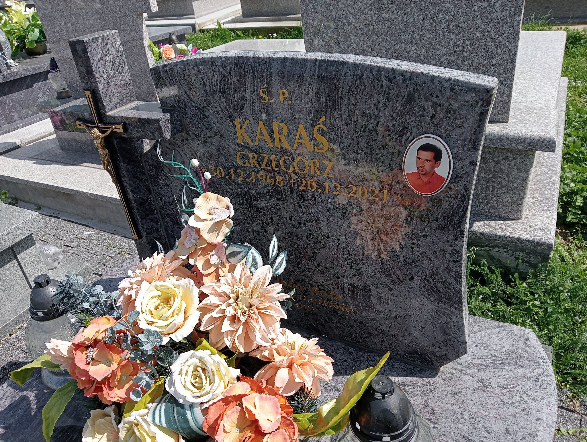 Grzegorz Karaś  1968 Miejsce Piastowe - Grobonet - Wyszukiwarka osób pochowanych
