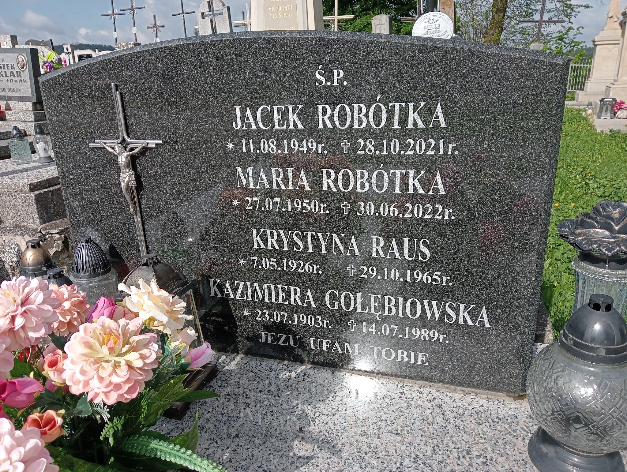 Grób Krystyna Raus