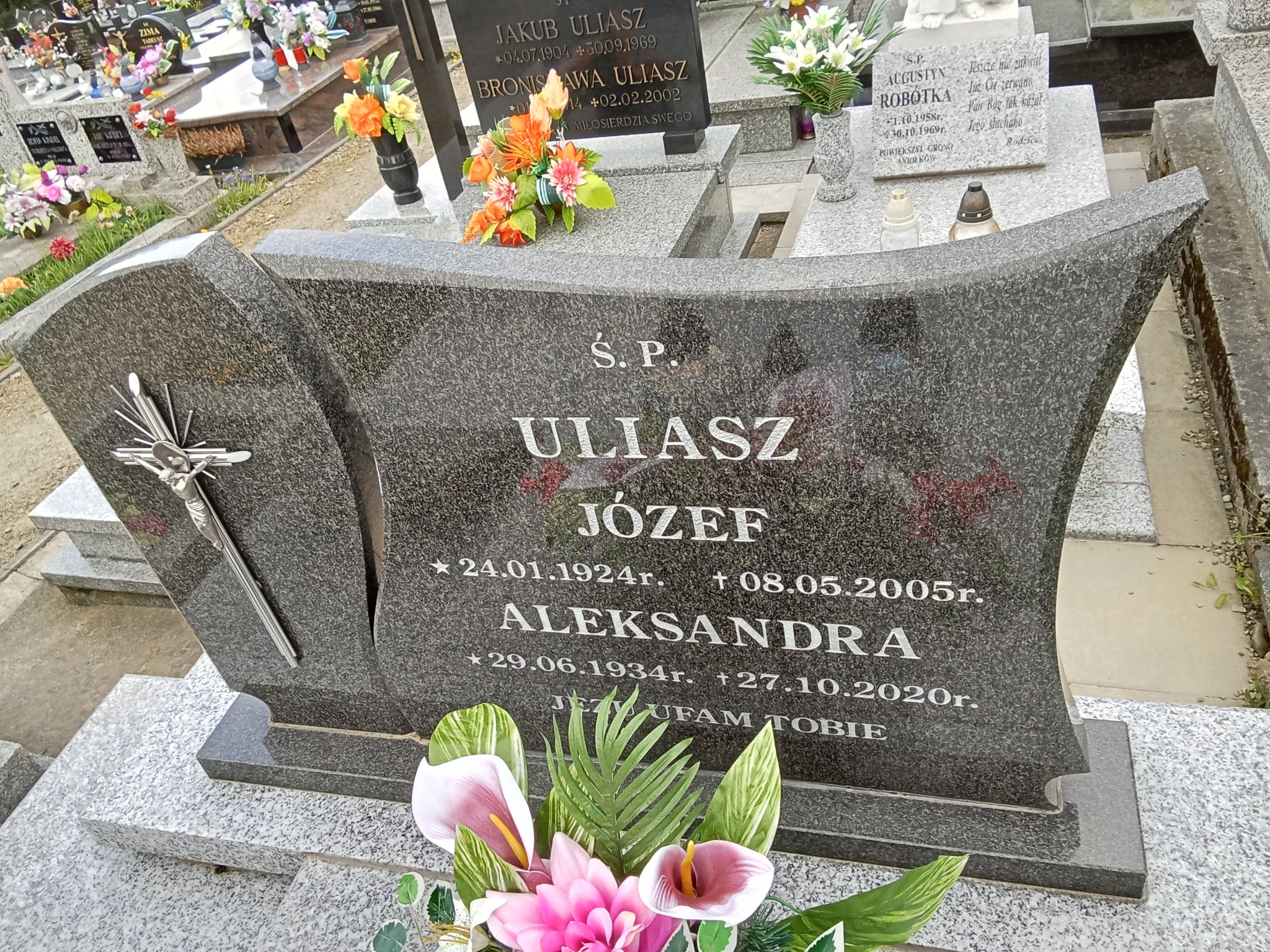 Grób Aleksandra Uliasz 