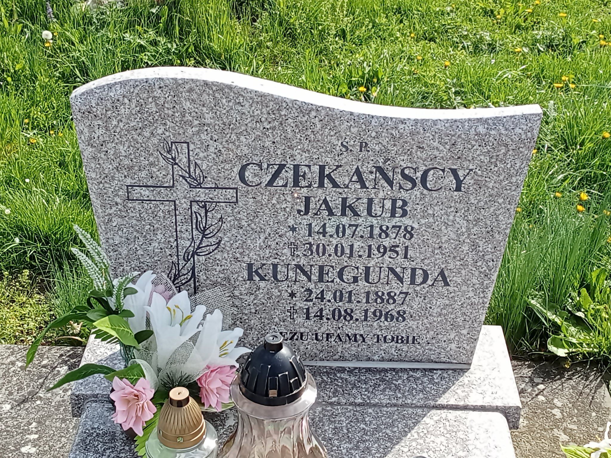 Grób Kunegunda Czekańska
