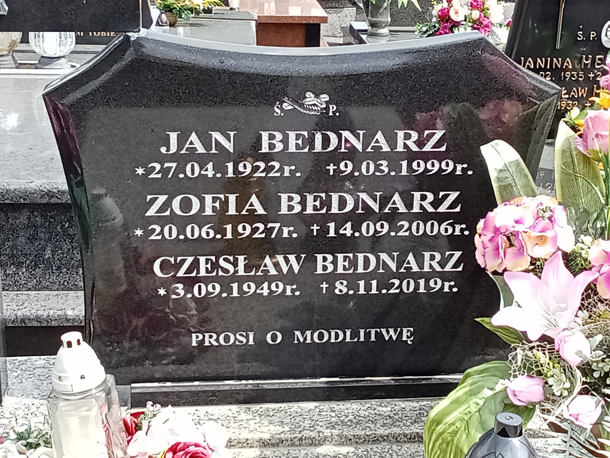 Czesław Bednarz 1949 Miejsce Piastowe - Grobonet - Wyszukiwarka osób pochowanych