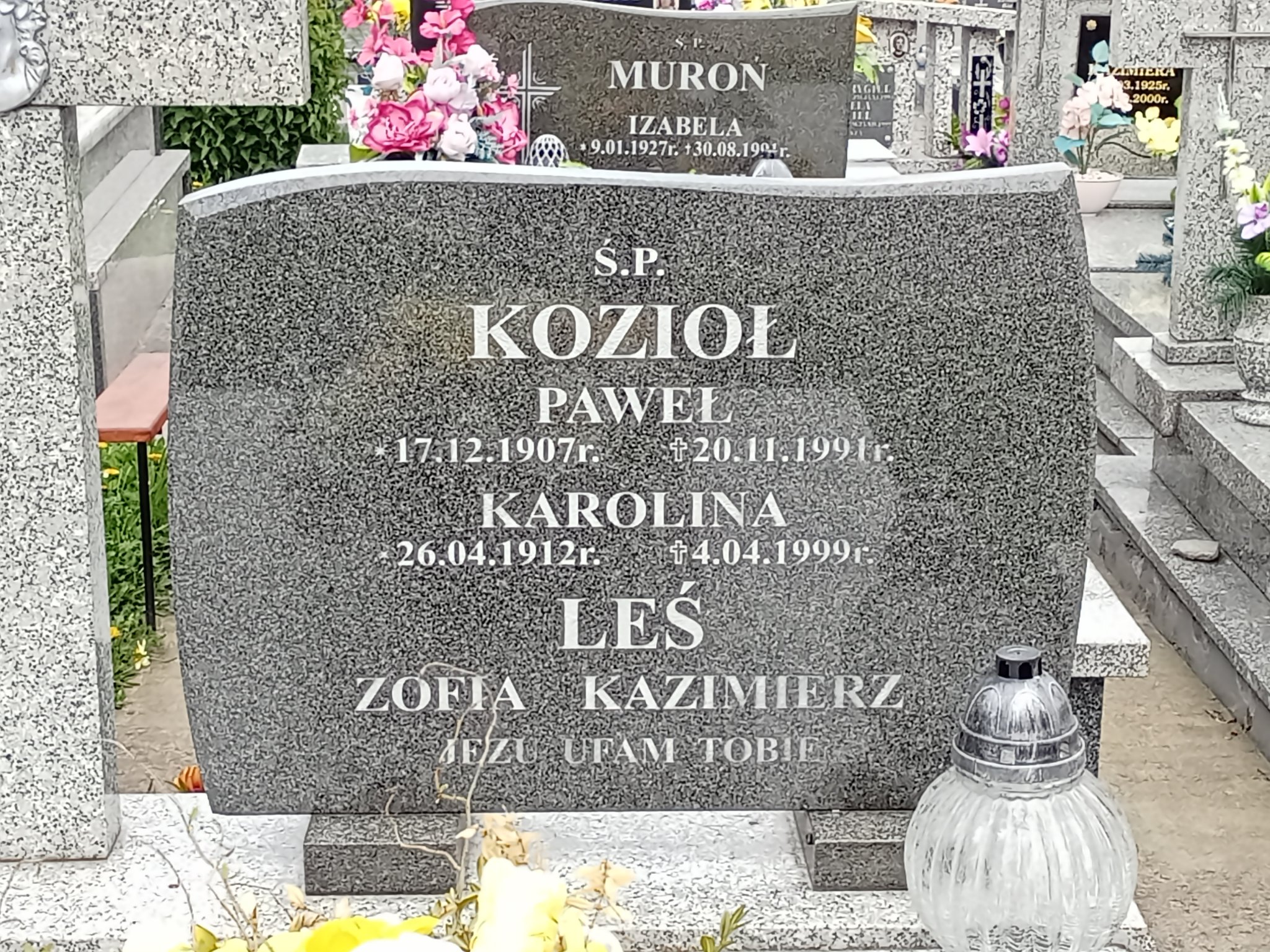 Karolina Kozioł 1912 Miejsce Piastowe - Grobonet - Wyszukiwarka osób pochowanych