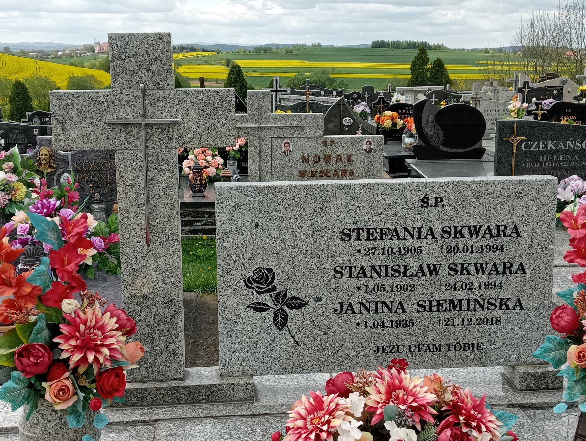 Janina Siemińska 1935 Miejsce Piastowe - Grobonet - Wyszukiwarka osób pochowanych