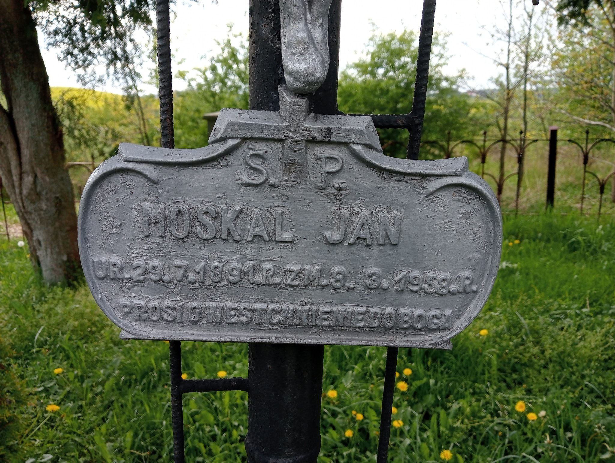 Jan Moskal 1891 Miejsce Piastowe - Grobonet - Wyszukiwarka osób pochowanych